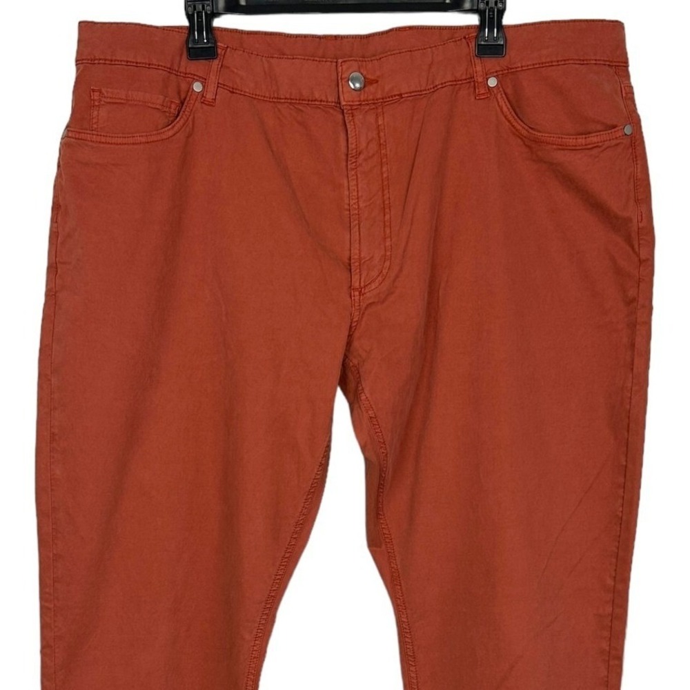 NEW Peter Millar Crown Crafted Corduroy 42x32 Wayfarer Spice Red 5-Pocket Pants